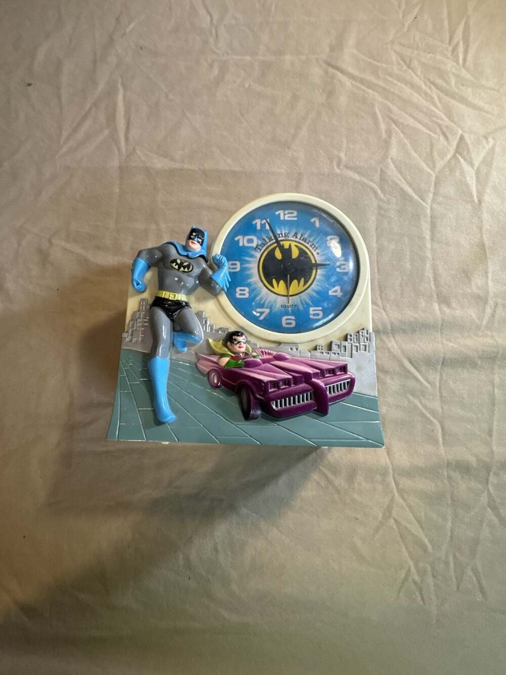 Janex Equity 1974 Vintage Batman And Robin Alarm Clock